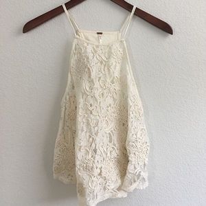Free People Open Back Top